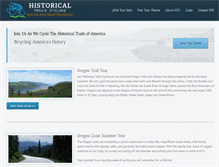 Tablet Screenshot of historicaltrailscycling.com
